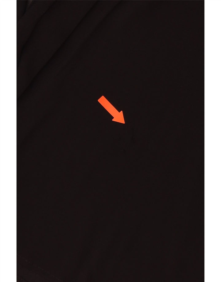 Bluză cu mânecă lungă pentru femei ZARA UK 14 Poliester negru mare