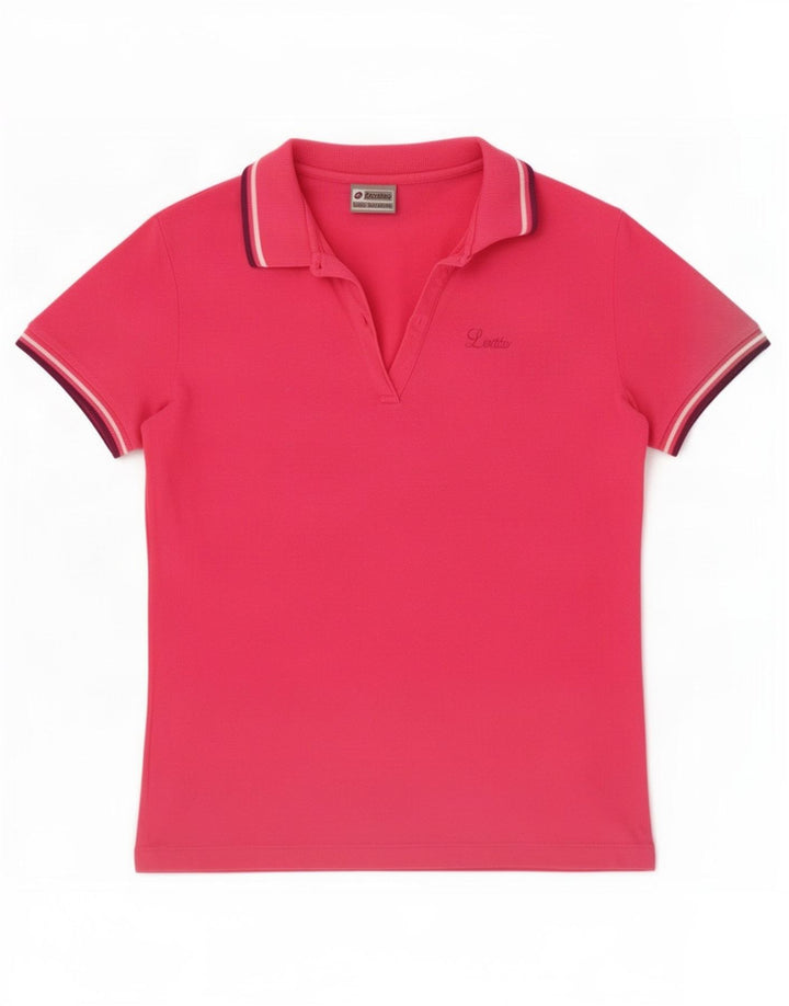 Tricou polo pentru femei Lotto, roz mediu