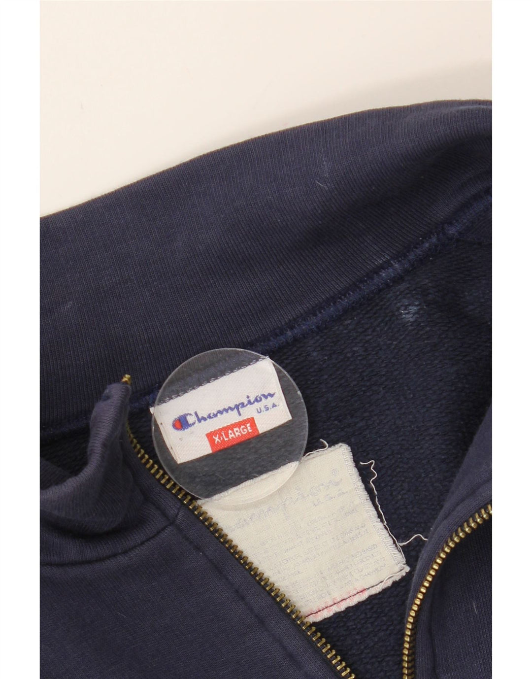 CHAMPION Mens Tracksuit Top Jacket XL Navy Blue Vintage Champion and Second-Hand Champion from Messina Hembry 