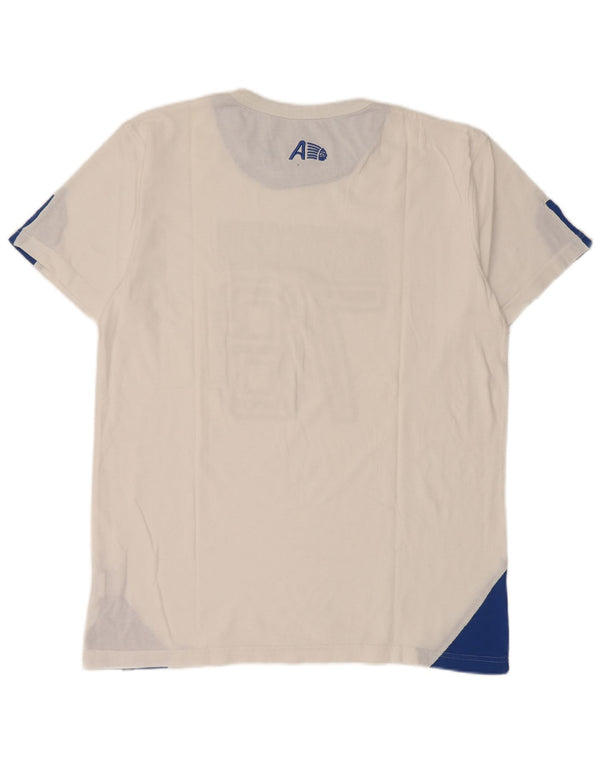 Tricou grafic pentru bărbați Americanino Top 2XL, bumbac color bloc alb