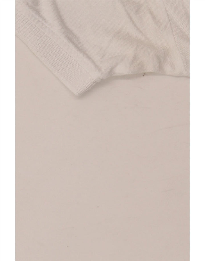 Cămașă polo KAPPA pentru bărbați, bumbac alb 2XL