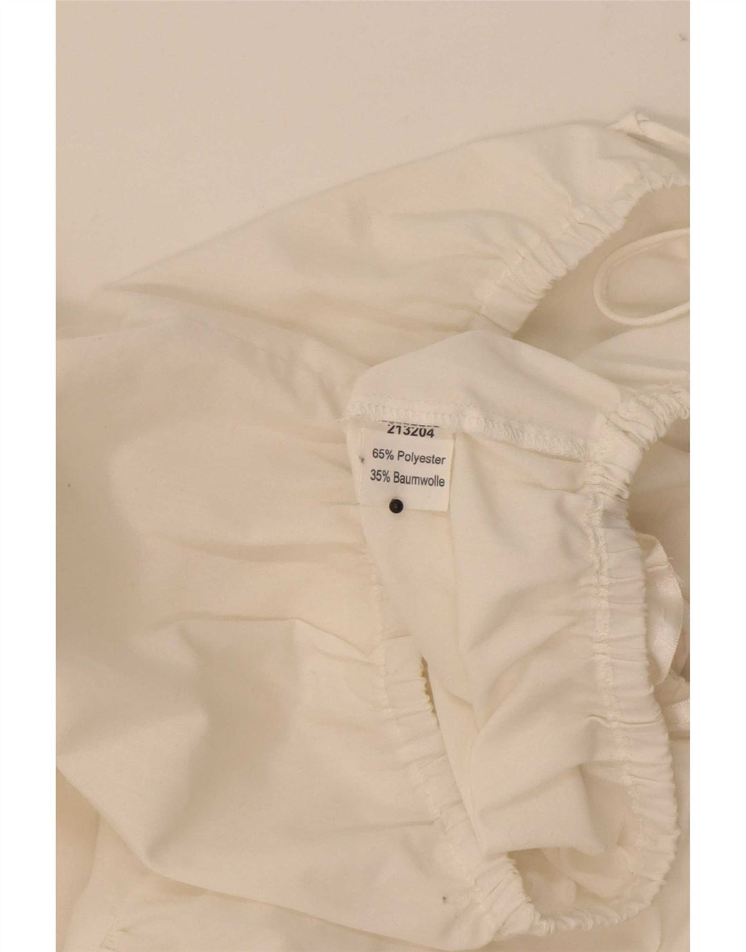 Crop Top Trachten pentru femei STOIBER EU 36 Poliester alb mic