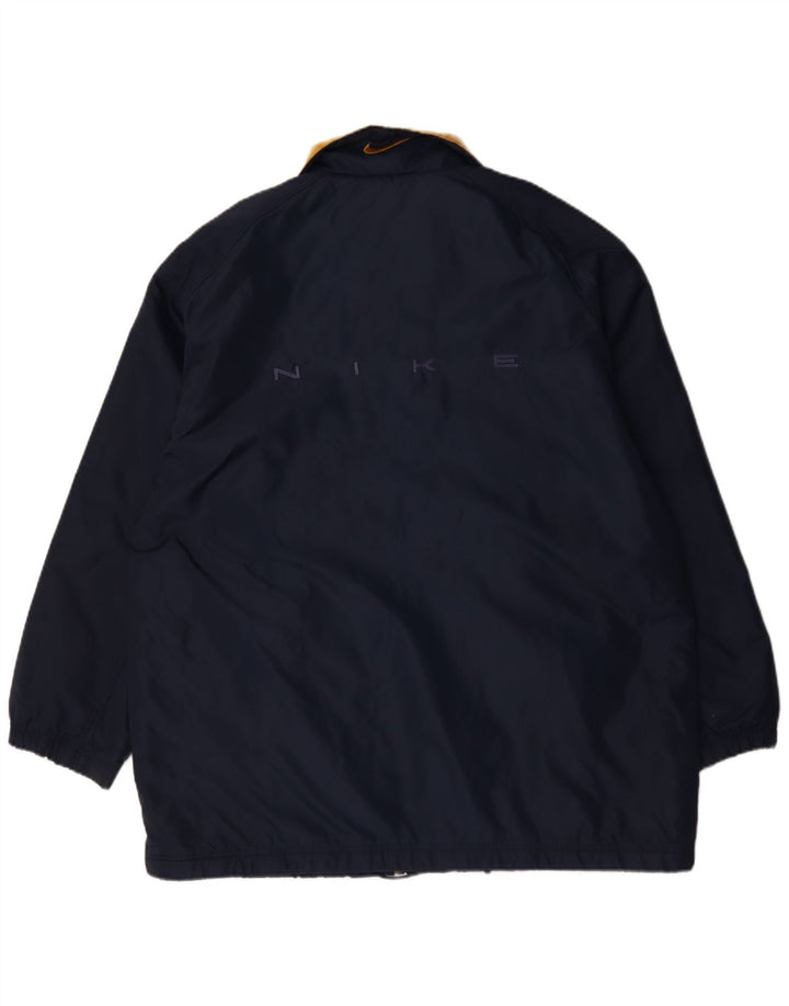 Jachetă de ploaie pentru bărbați Nike UK 40, mare, albastru, nailon