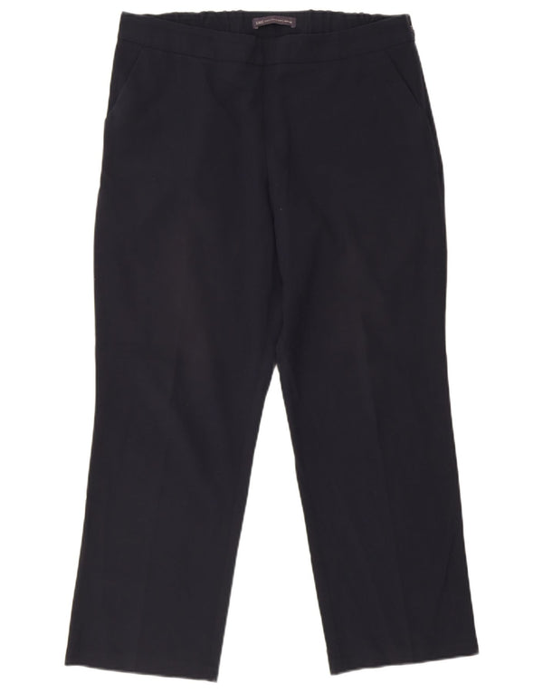 Pantaloni casual pentru femei Marks & Spencer UK 14 Large W34 L27 Bleumarin