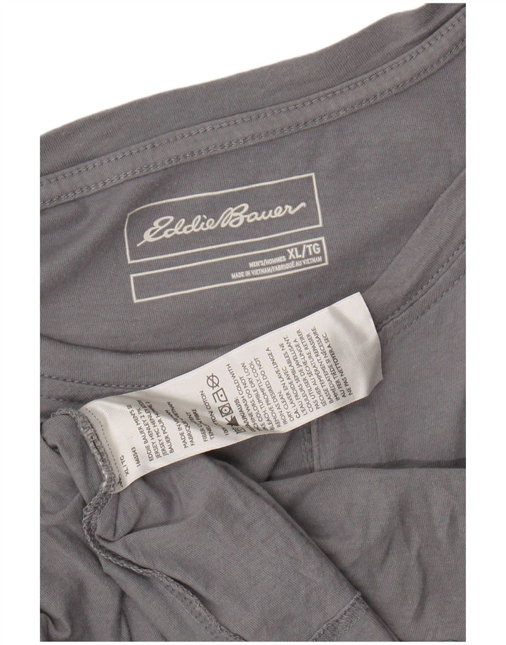 EDDIE BAUER Tricou Bărbați Top XL Bumbac Gri