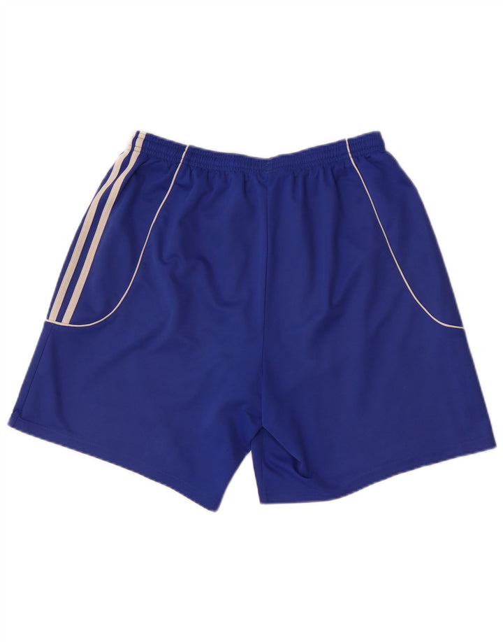 Pantaloni scurți sport pentru bărbați Adidas, mari, albastru, poliester