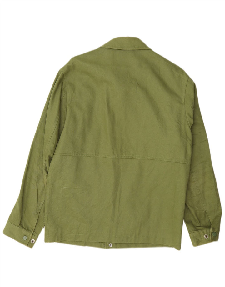 Bomber pentru bărbați Zara UK 36 Bumbac verde mic