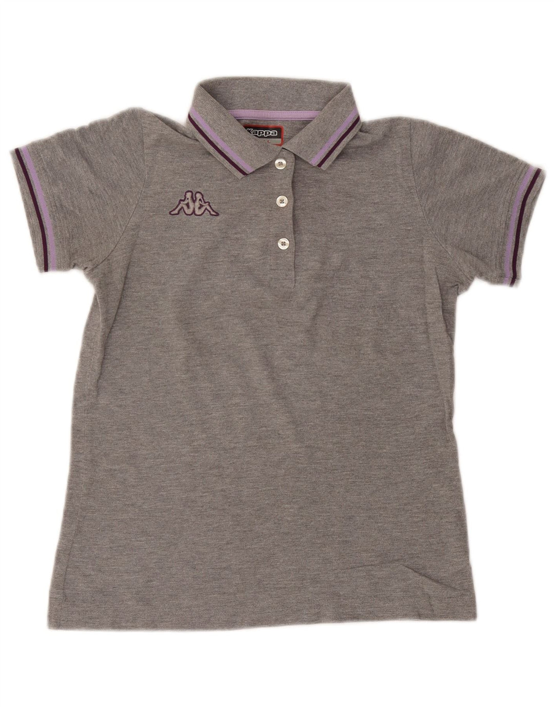 Tricou polo KAPPA pentru femei UK 10 Small Gri