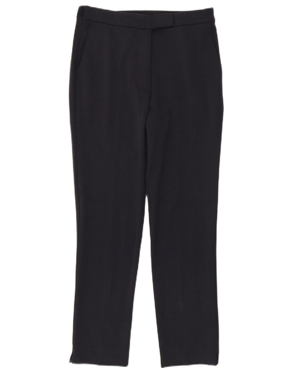 Pantaloni casual subțiri pentru femei Marks & Spencer UK 10 Small W28 L28 Bleumarin