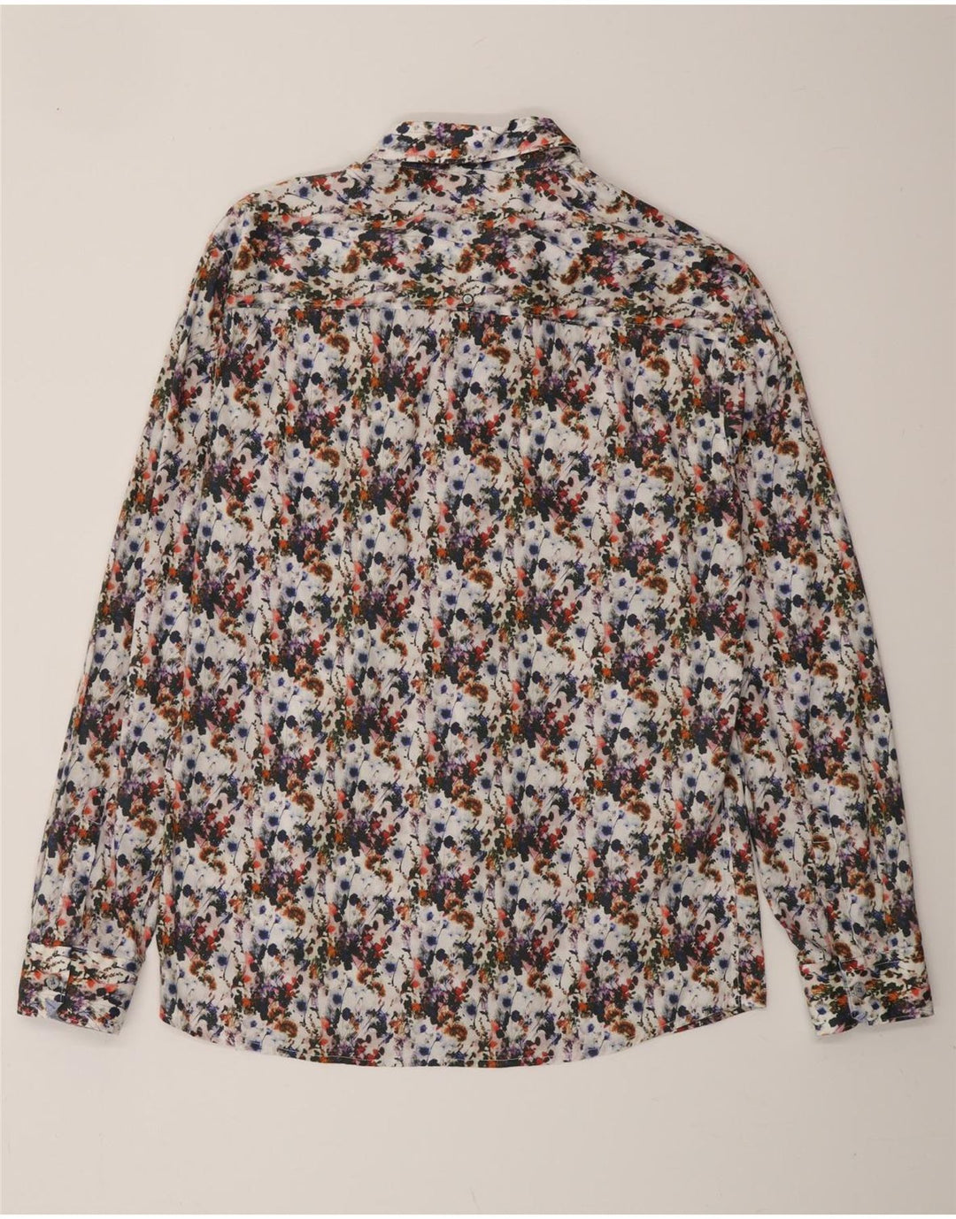 Cămașă Bărbați VINTAGE Mare Multicoloră Floral