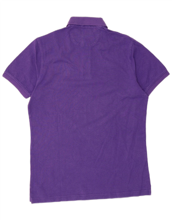 Tricou polo Boggi pentru bărbați, bumbac violet mediu