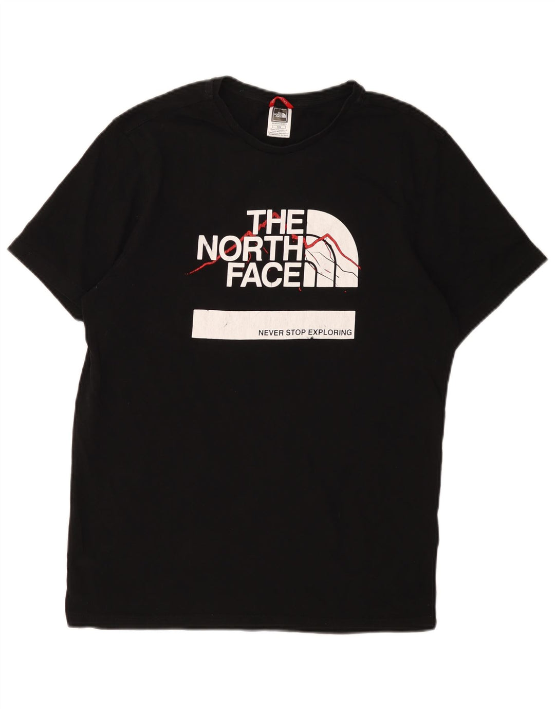 Tricou grafic pentru bărbați The North Face Top Medium Black Bumbac