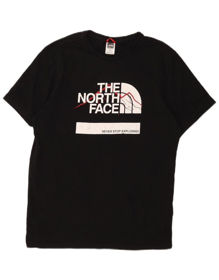 Tricou grafic pentru bărbați The North Face Top Medium Black Bumbac
