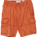 Pantaloni scurți cargo pentru bărbați Fat Face W32 bumbac portocaliu mediu