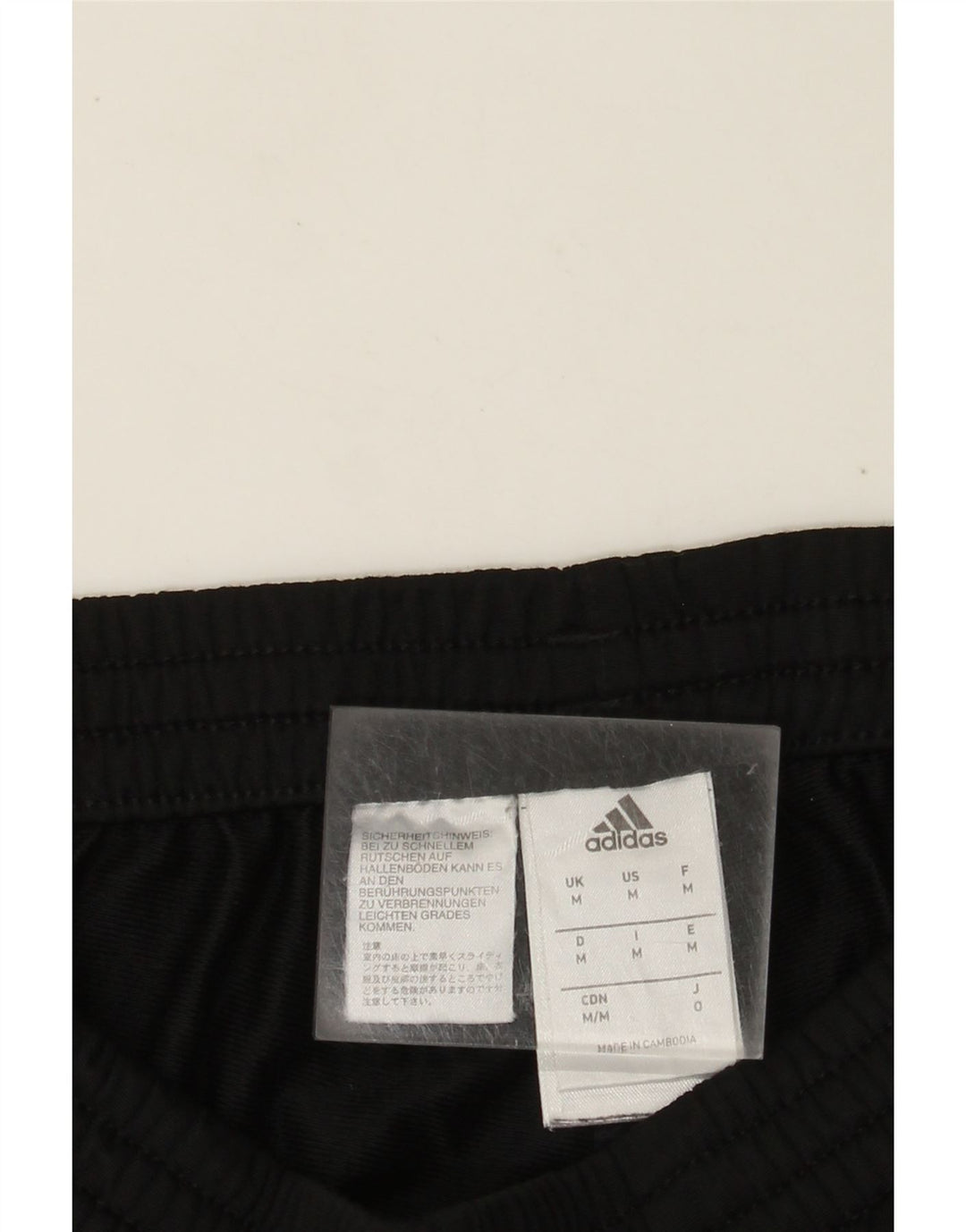 Pantaloni de trening Adidas pentru bărbați Joggeri poliester mediu negru