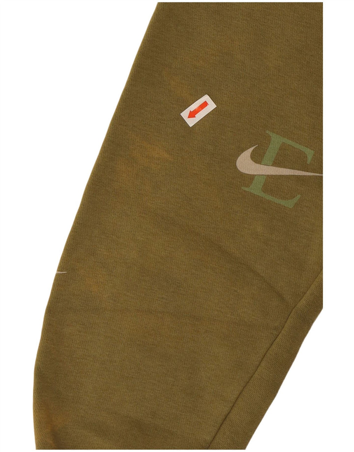 Pulover Nike Grafic pentru bărbați, bumbac mediu kaki