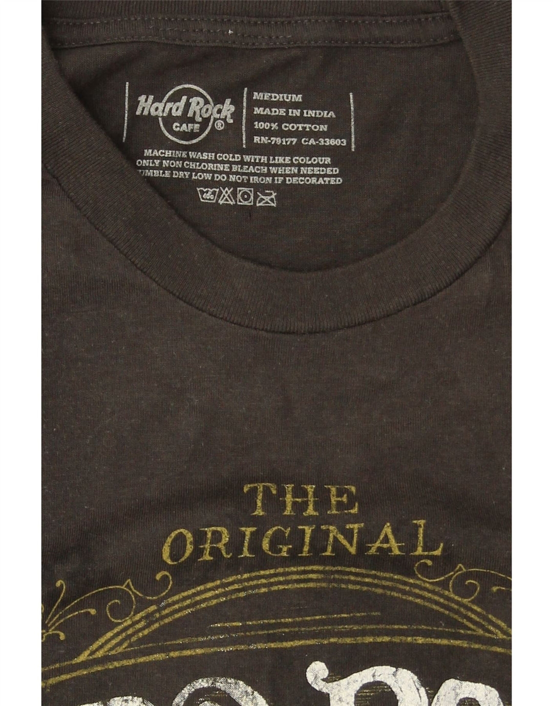 HARD ROCK CAFE Tricou grafic pentru bărbați City of Dublin Top Medium Khaki Bumbac