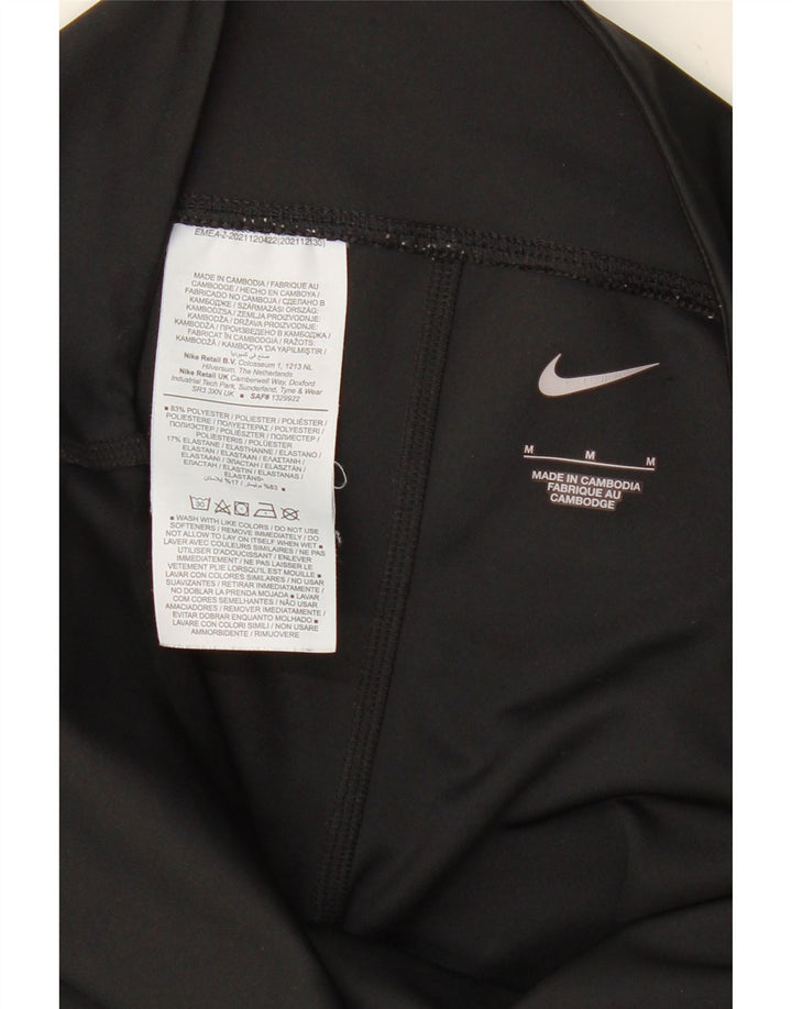 NIKE Womens Sport Shorts UK 12 Medium  Black Polyester Vintage Nike and Second-Hand Nike from Messina Hembry 