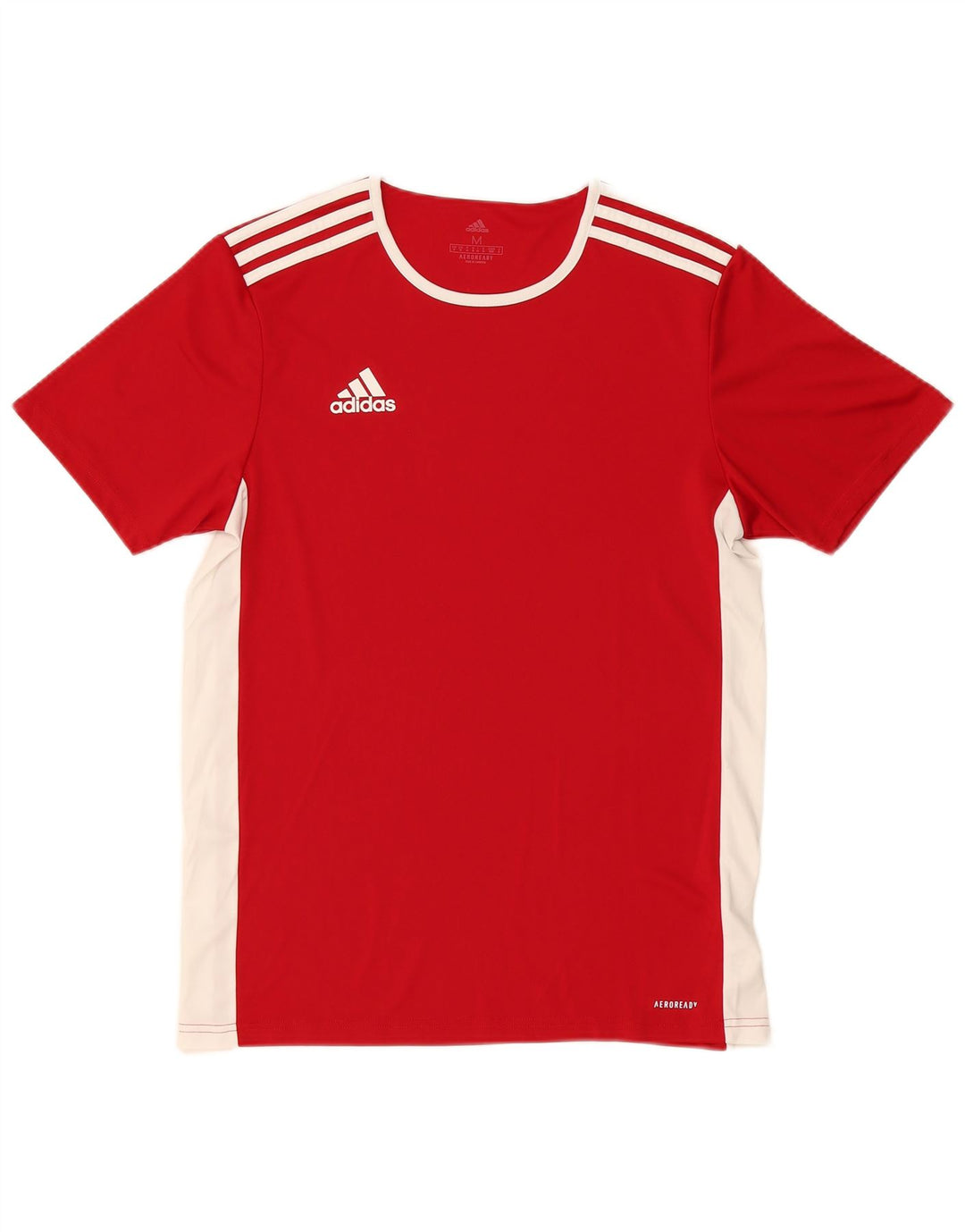 Tricou pentru bărbați Adidas Aeroready Top Mediu Roșu Colorblock Poliester