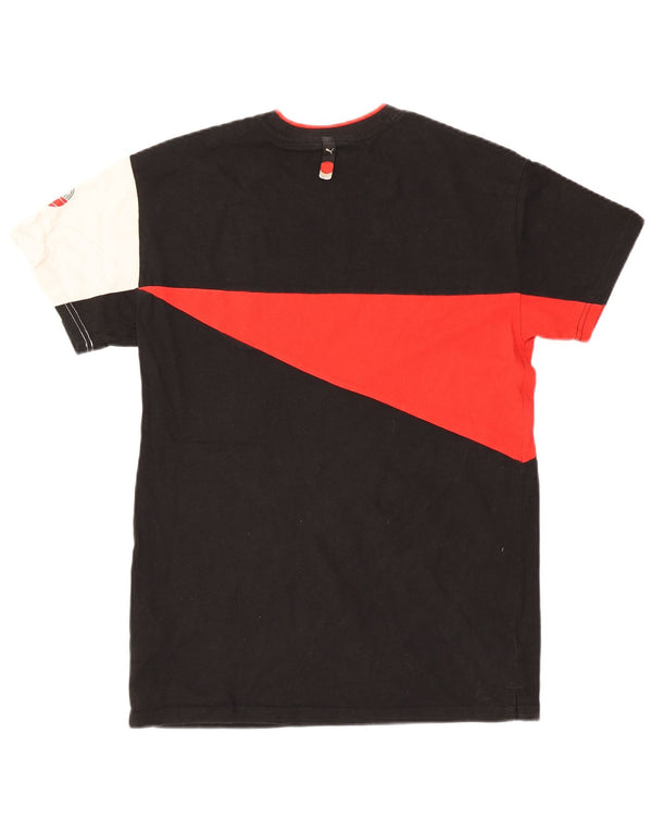Tricou pentru bărbați Puma Top mic, negru, color block, bumbac
