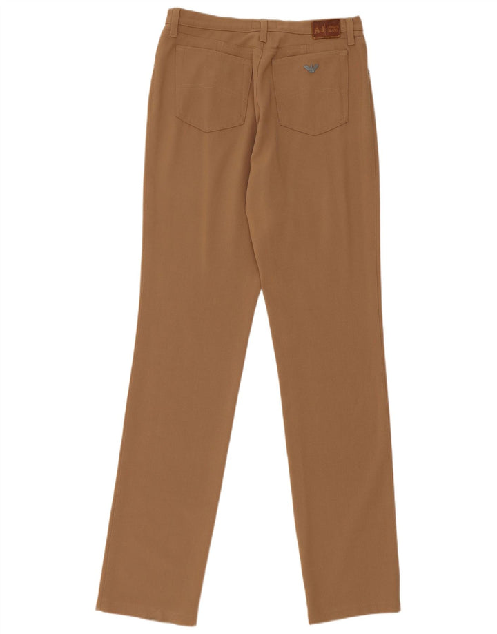 Pantaloni casual slim pentru femei Armani L30 L34 Maro Poliester