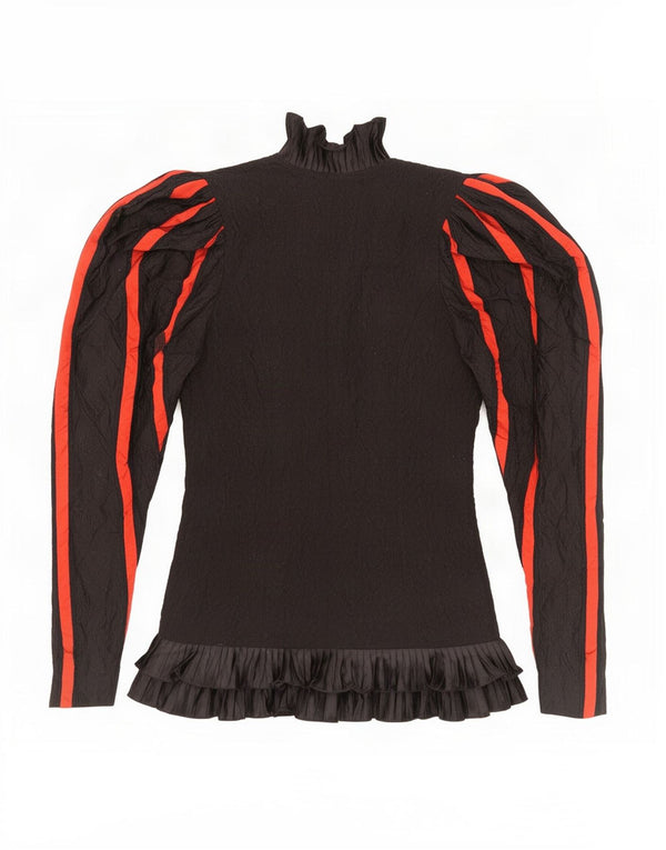 Jachetă Blazer Vintage pentru femei deschisă UK 12 Medium Black Dunge