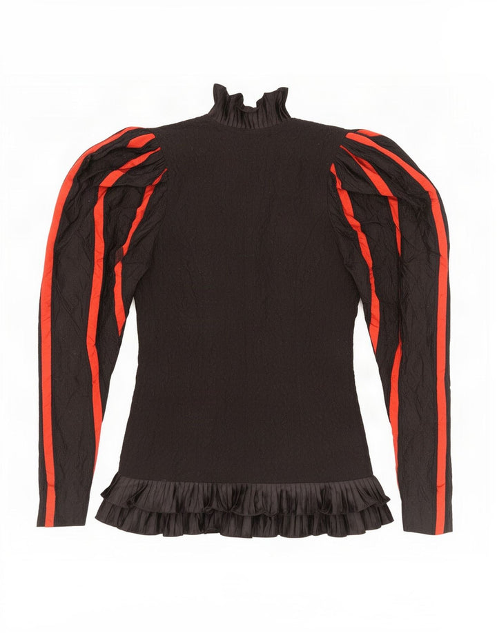 Jachetă Blazer Vintage pentru femei deschisă UK 12 Medium Black Dunge