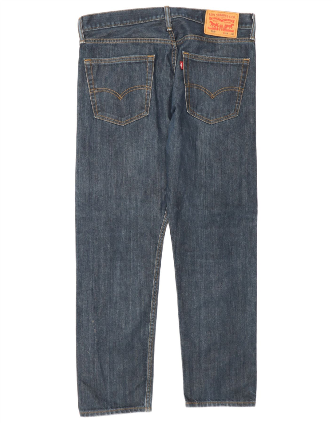 Blugi conici pentru bărbați Levi's 502 W33 L30 Bumbac albastru