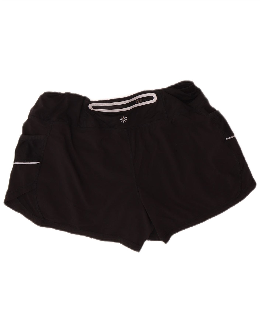Pantaloni scurti sport pentru femei ATHLETA UK 12 Poliester mediu negru