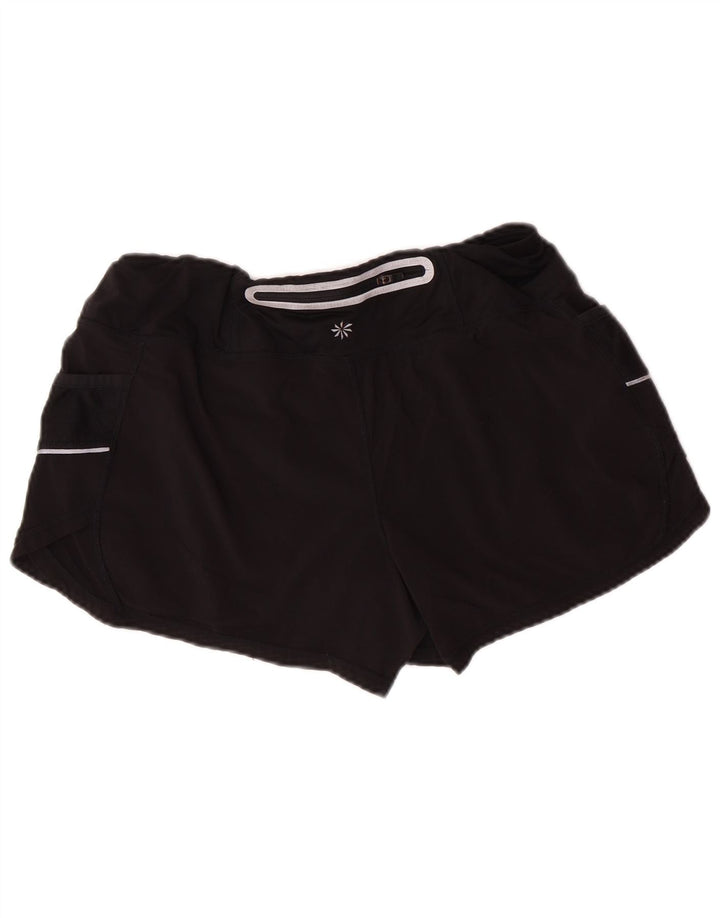 Pantaloni scurti sport pentru femei ATHLETA UK 12 Poliester mediu negru