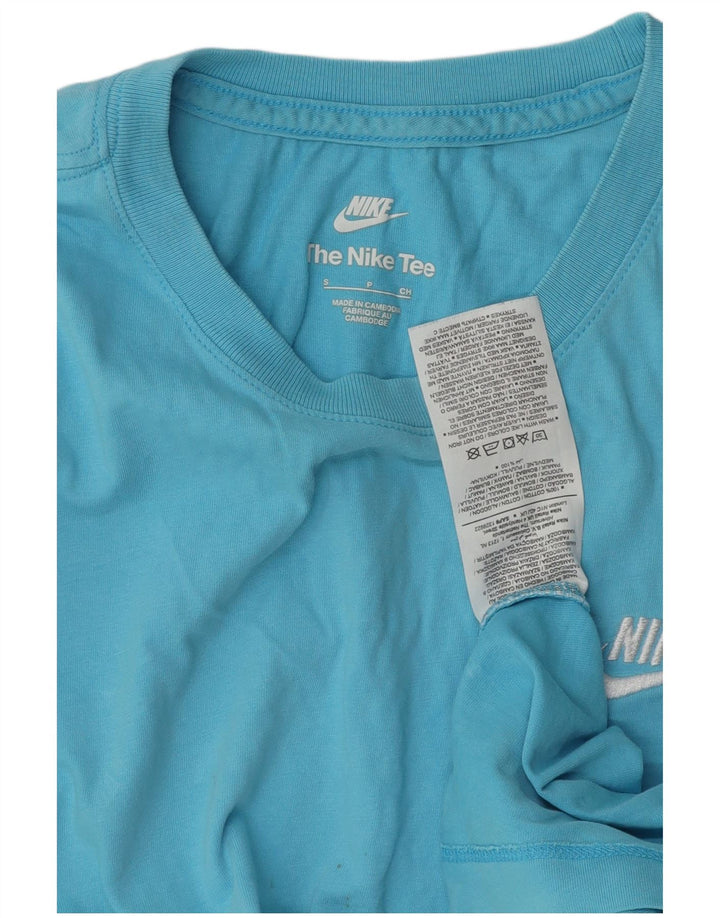 Tricou pentru femei NIKE Top UK 10 Small Blue Bumbac
