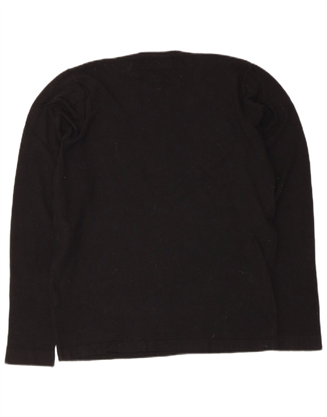 Top bărbați Zara cu mânecă lungă, mic, negru, viscoză
