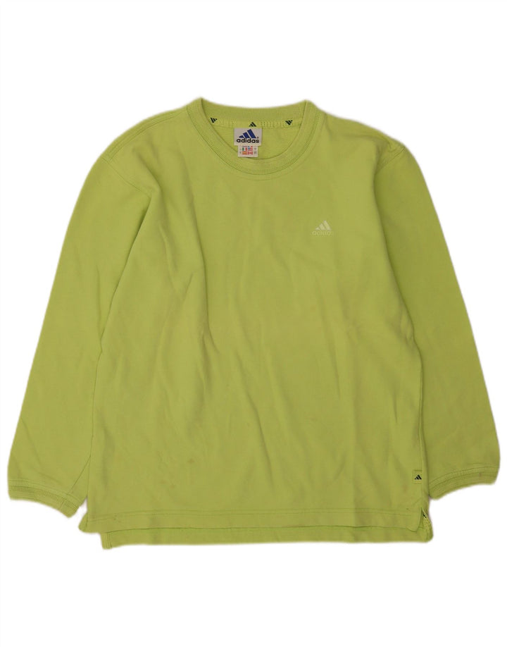 Pulover adidas pentru femei UK 12 bumbac verde mediu