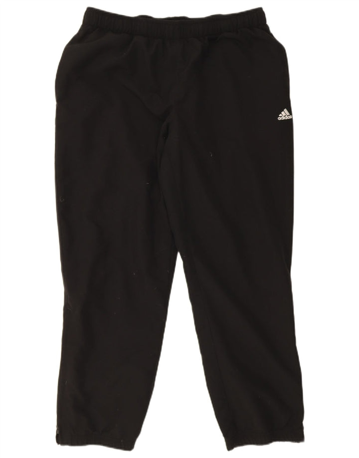 Pantaloni de trening Adidas Climalite pentru bărbați Pantaloni de jogging, mari, negru, poliester