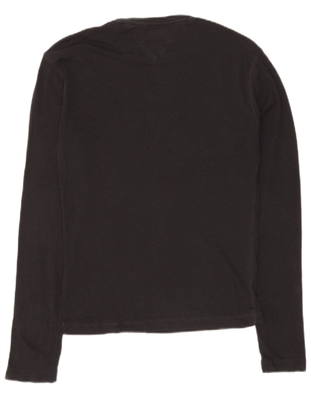TOMMY HILFIGER Top pentru bărbați cu mânecă lungă din bumbac negru mic