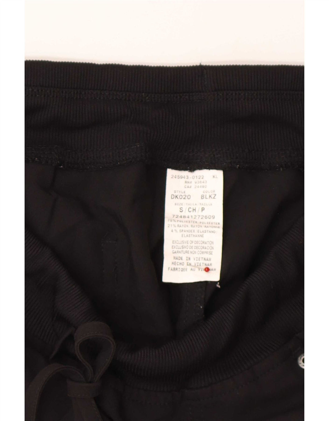 Pantaloni cargo obișnuiți pentru femei Dickies Mici W26 L30 Poliester negru