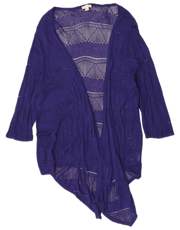 Marks & Spencer pentru femei cu autograf See Through Cardigan Top UK 18 XL Blue