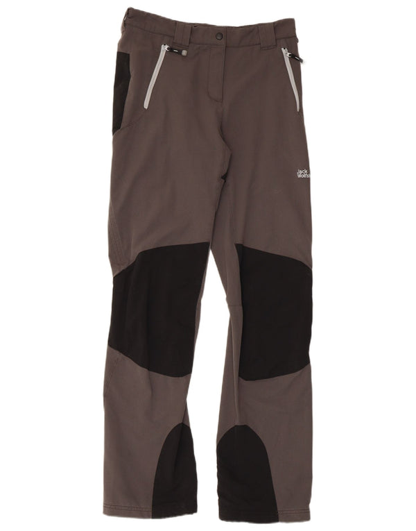 Pantaloni cargo pentru femei JACK WOLFSKIN UK 8 Small W28 L31 Gri Colorblock