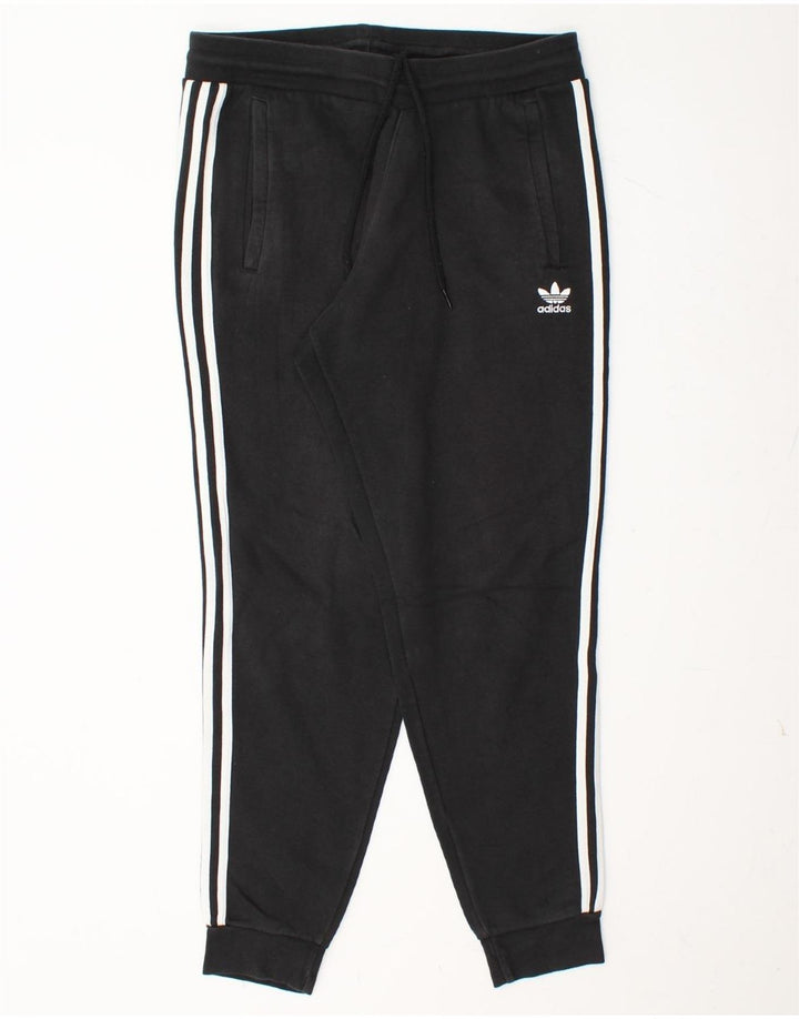 Pantaloni de trening ADIDAS pentru bărbați Joggeri mari, negru, bumbac