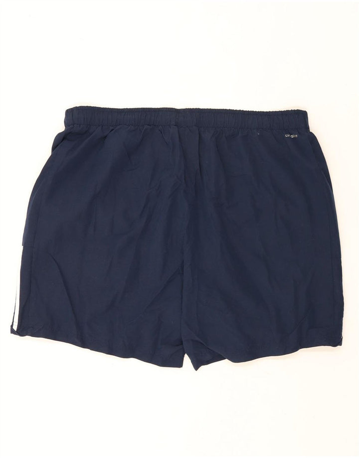 Pantaloni scurți sport pentru bărbați Adidas Climalite 3XL, poliester bleumarin