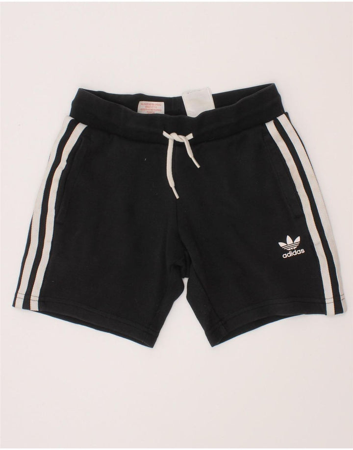 Pantaloni scurți sport pentru băieți Adidas 5-6 ani bumbac negru mediu