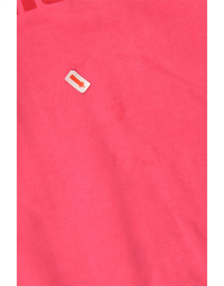 AMERICANINO Pulover cu grafic pentru femei UK 16 Bumbac roz mare