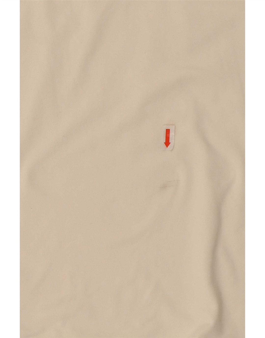 Nike Dri Fit Top mânecă 3/4 pentru femei UK 12 Poliester alb mediu