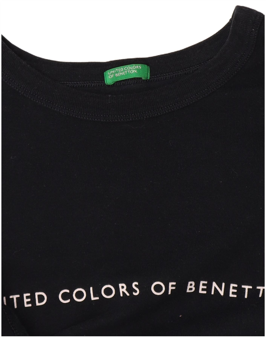 Tricou grafic Benetton pentru femei Top UK 14 Medium Bleumarin