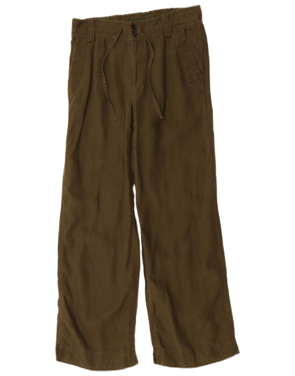 Pantaloni chino pentru femei Ralph Lauren, cu ajustare largi, US 8 Medium L32 L31 Kaki