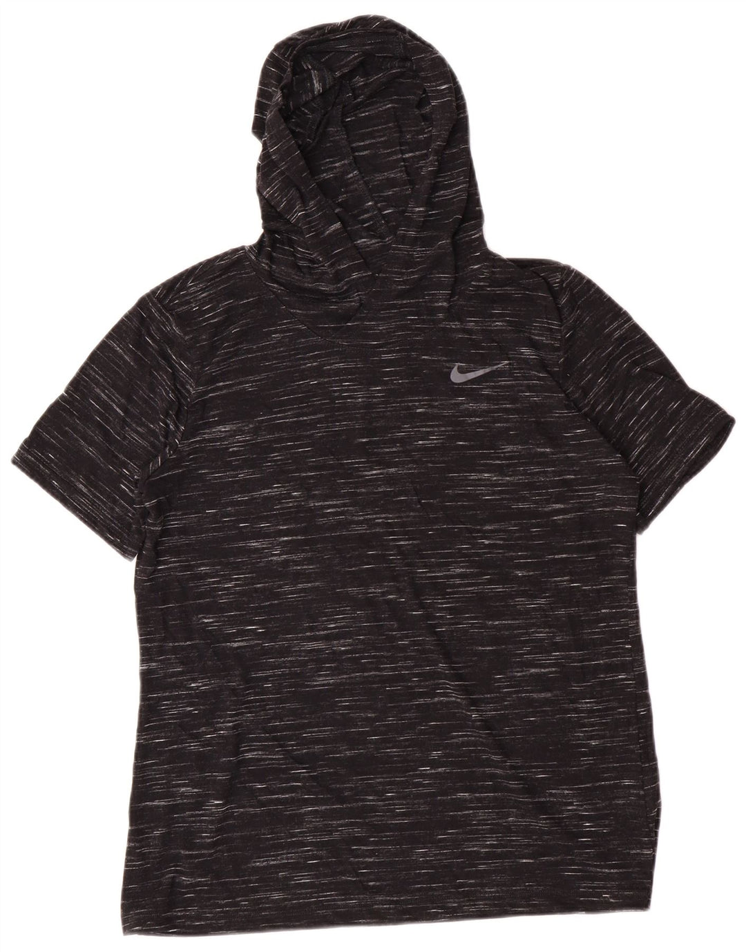 Tricou cu glugă Nike pentru femei Top UK 14 Medium Black Flecked Polyester
