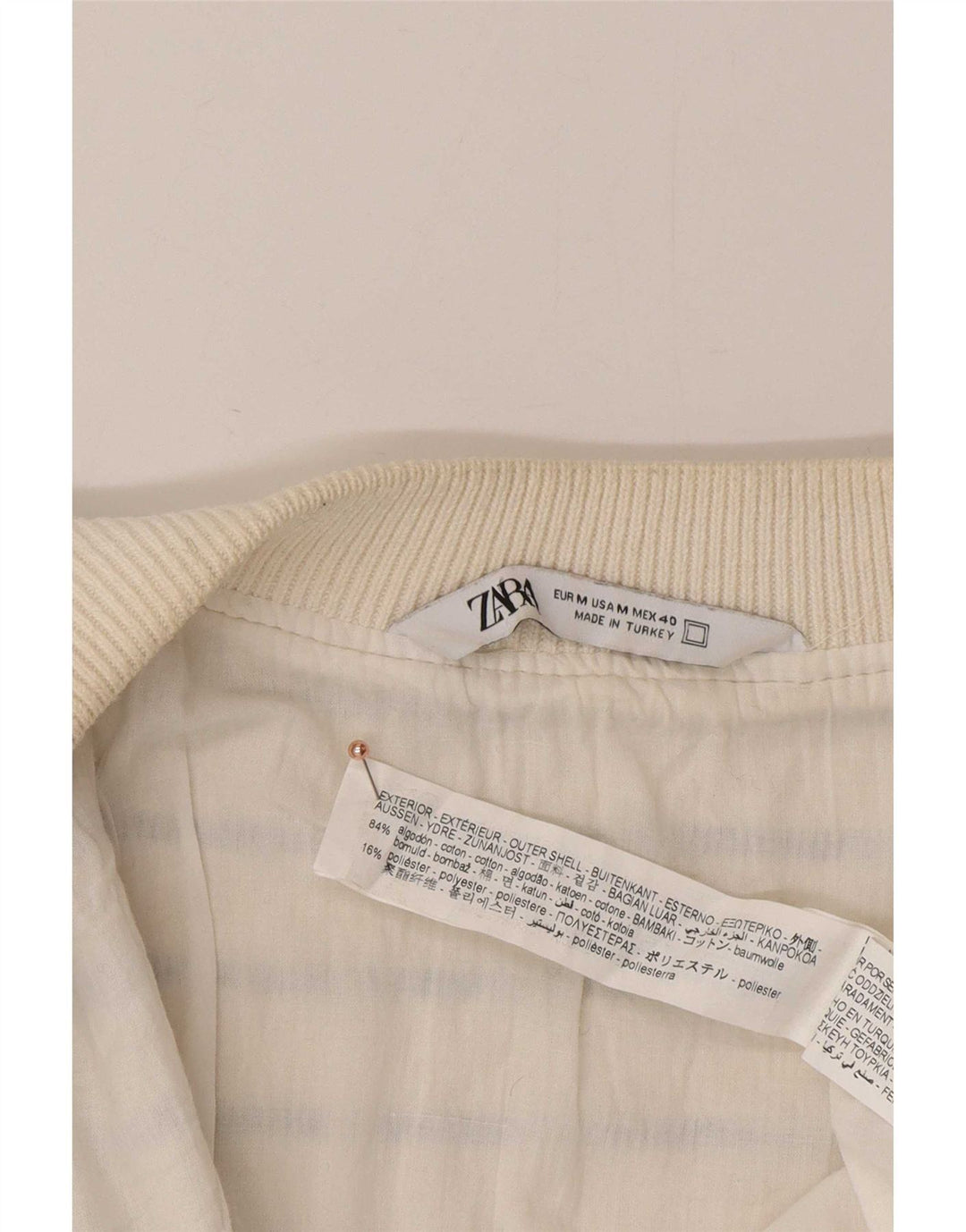 Pulover cardigan pentru bărbați Zara, bumbac cu dungi albe medii
