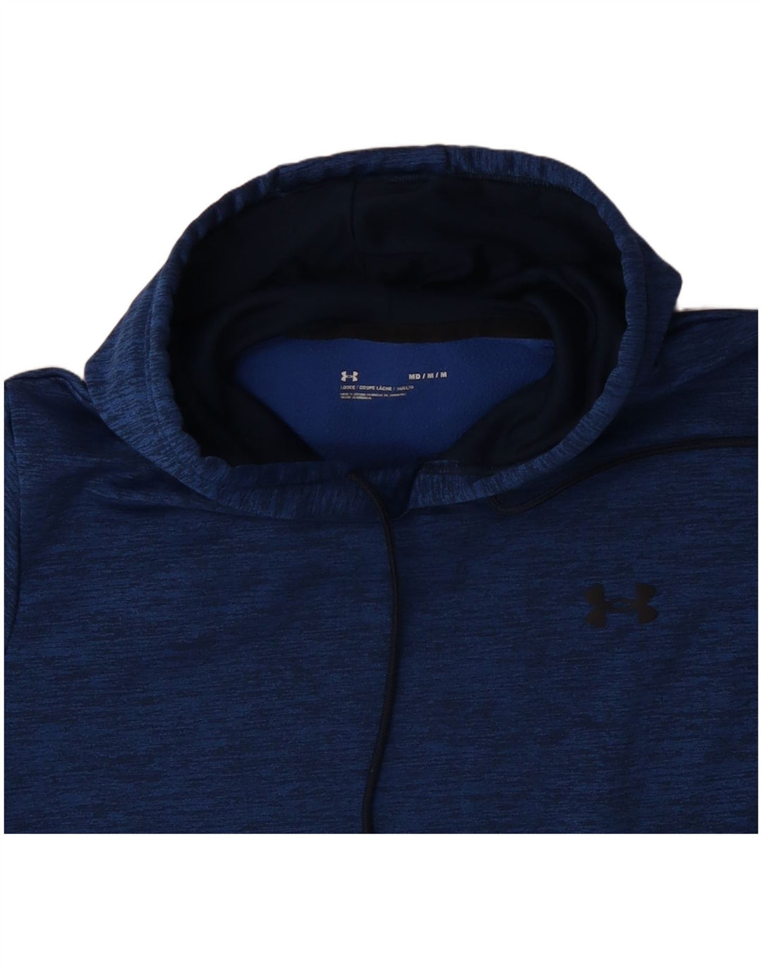 Pulover pentru bărbați UNDER ARMOUR loose fit, poliester cu moale albastru mediu