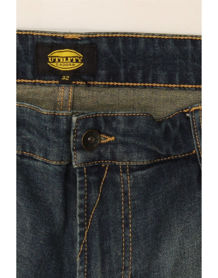 DIADORA Mens Denim Shorts W32 Medium  Navy Blue Vintage Diadora and Second-Hand Diadora from Messina Hembry 