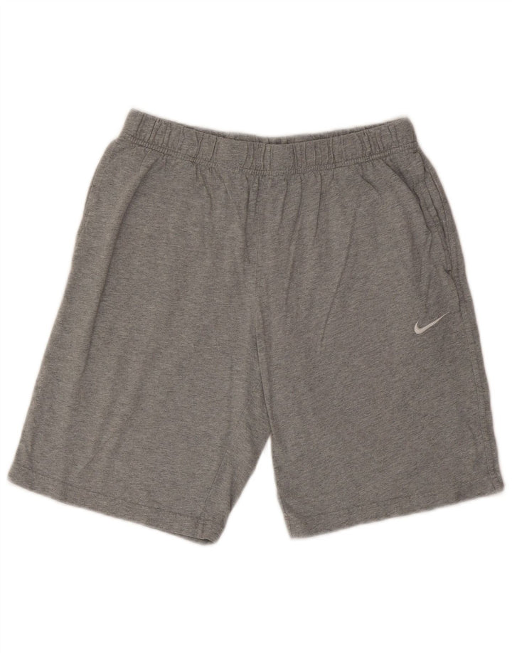 Pantaloni scurți sport NIKE pentru bărbați, mari, gri, bumbac